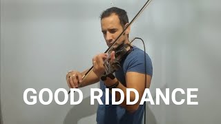 Good Riddance  Green Day  Violin Cover by Aviram Uzi [upl. by Yznyl]