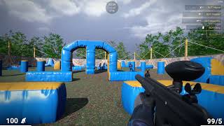 Paintball War 2 Gameplay  New Paintball Game on PC [upl. by Chelsie487]