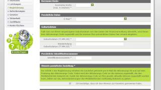 ELStAM  Registrierung am ElsterOnlinePortal mit IdNr [upl. by Lledroc879]