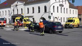 Neukirch Schwerer Verkehrsunfall mit 2 Verletzten  LAUSITZWELLE [upl. by Auston256]