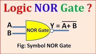 NOR GATE explained in Hindi [upl. by Limay]