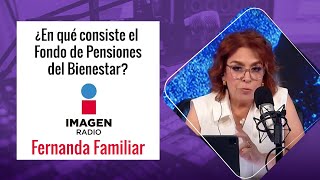 ¿En qué consiste el Fondo de Pensiones para el Bienestar Entrevista con Fernanda Familiar [upl. by Casar]