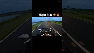 Night Ride⚡🔥R15 Drage raceR15 statusyoutube shorts r15v4modified rider r15v4lover [upl. by Joselow]