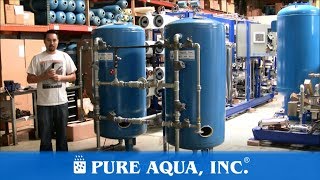 Doble Alterna Ablandador del Agua Kuwait 50 GPM  wwwPureAquacom [upl. by Bortz]