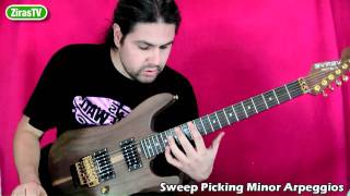 Sweep Picking Minor Arpeggios the easy way  Lick of the Week 98 [upl. by Thera556]