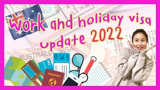 Update Work and holiday visa ปี 2022 ออสเตรเลีย l เขียน Travel plan ยังไง [upl. by Elleunamme35]