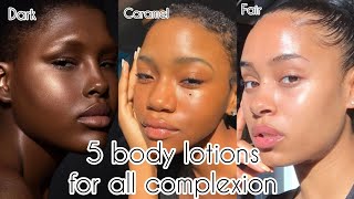 5 Best body lotions that would maintain your complexion  fair caramel and dark skin [upl. by Hajed]