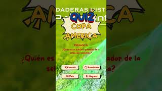 QUIZ COPA AMERICA Sabes las Respuestas futbol footballtournament copacolombia copaamerica [upl. by Celinka565]