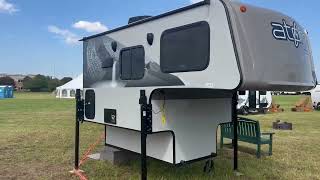 TRAVEL LITE ATOM 600 TLRV TRUCK CAMPER WALKTHRU VIDEO LIGHTWEIGHT TRUCK CAMPER [upl. by Onyx]