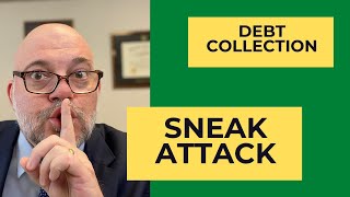 DEBT COLLECTOR SNEAK ATTACK debt collection rules BAN this sneaky practice in 2024 [upl. by Murat]