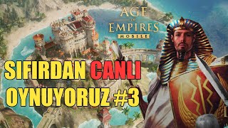 AGE OF EMPIRES Mobile SIFIRDAN OYNUYORUZ 3  İttifak Görkemi Etkinliği Dünya Boss ZONE 2 [upl. by Shushan]