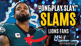 ExDetroit Lions CB Slams Fans Over a quotPARTICULARquot Players Treatment Heres Why [upl. by Llecram]