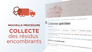 Collecte des résidus encombrants [upl. by Sada]