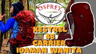 REVIEW DETAIL CARRIER OSPREY KESTREL 48  REKOMENDASI TAS CARRIER BERKUALITAS [upl. by Paapanen]