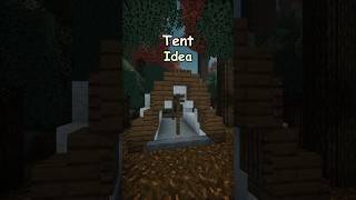 How to build a Cozy Simple Tent in Minecraft minecraft [upl. by Savil854]