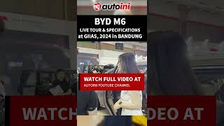 Ms Gaby from BYD explains M6 Live Tour amp Specifications at GIIAS Bandung  Autoini BYDIndonesia [upl. by Janik]