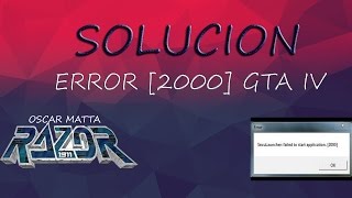 Solucion  Error 2000  Razor  Seculauncher Failed To Start Application 2000  OSCAR MATTA [upl. by Drahser]