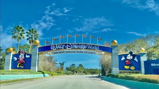 Driving Around Walt Disney World in 4K  Western Way Buena Vista Drive Victory Way [upl. by Germano]