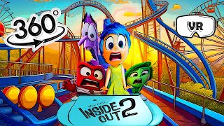 Inside Out 2  Roller Coaster 360° VR [upl. by Silverts]