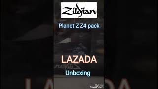 Zildjian Planet Z Z4 pack Lazada Unboxing [upl. by Anrehs]