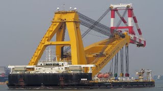 Dangerous Biggest Crane Operator You Must See Heavy Construction Fastest Bridge Building Working [upl. by Hsan]