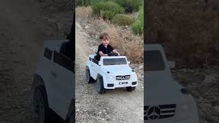 Akülü arabamı arazide kullandım akülüaraba offroad [upl. by Puritan]