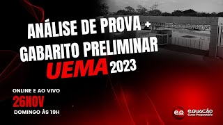 ANÁLISE DE PROVA UEMA 2023 [upl. by Mell381]