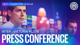 INTER  VIKTORIA PLZEŇ  PREMATCH PRESS CONFERENCE 🎙️⚫🔵 [upl. by Naxor446]