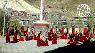 Sakya Monastery Shigatse Tibet Amazing Places [upl. by Angy]