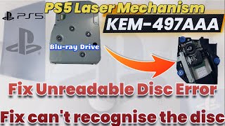 Solve All PS5 Disc Reading Problems  StepbyStep Laser Mechanism Replacement Guide KEM497AAA [upl. by Wisnicki265]