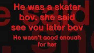 Avril LavigneSkater boy with lyrics [upl. by Llemmart]