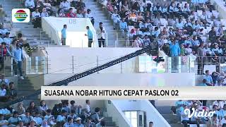 Pendukung Penuhi Lokasi Nobar Hitung Cepat PrabowoGibran  Pesta Rakyat Quick Count Pemilu 2024 [upl. by Judenberg]