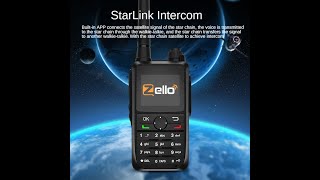 Starlink Walkie Talkie Zello DG6300 National Intercom Support WiFi bluetooth Long Range Radio [upl. by Eciral331]