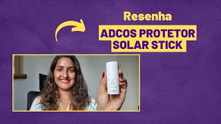 Resenha  Protetor Solar Stick Incolor Adcos [upl. by Rikki182]