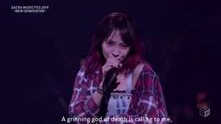 LiSA  ADAMAS Live Eng lyrics sub [upl. by Euginomod807]