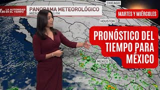 El pronóstico del tiempo en México martes 17 y miércoles 18 de Septiembre  El clima [upl. by Hayne]