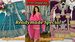 सिंगल पीस भी मिलेगा होलसेल रेट पे Khanna Fabrics Free delivery [upl. by Ibob]