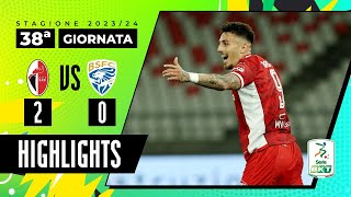 Bari vs Brescia 20  I pugliesi trovano la spinta per i playout  HIGHLIGHTS SERIE BKT 2023  2024 [upl. by Ellezaj]