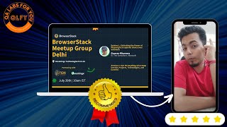 BrowserStack Meetup delhi REVIEW  Srikant Pandey [upl. by Nahtaj894]