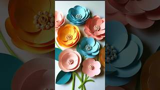 ✅️Diy paper flower decoritions [upl. by Aennaej]