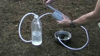 Only The Lightest Ch 49 Ultralight Backpacking How to Use a Water Filter [upl. by Esme347]