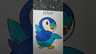 piplup very easy drawing [upl. by Tomasz979]