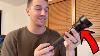 OMALIGHT Rechargeable LED Flashlight XHP902 Tactical Flashlight  Review [upl. by Phila]