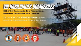 VIII Habilidades Bomberiles  DÍA SÁBADO  Copa 55 ° Aniversario [upl. by Neemsay208]