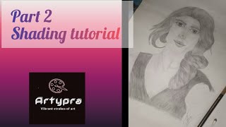 Girl drawingloomis method potrait Part 2 Shading tutorial Artypra31 art draw [upl. by Nilecoj]