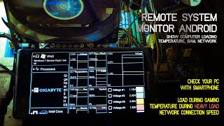 Monitoring System Computer to Android Smartphone with Remote System Monitor [upl. by Aay479]