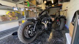 Harley Sportster Oil Change DIY [upl. by Akimak]