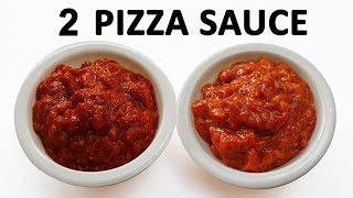 2 Types of Pizza Sauce Recipe in Easy Style  Aliza Bakery [upl. by Htebzil]