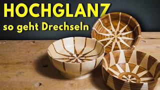 Drechseln mit Leidenschaft Holzschüsseln mit perfekter Oberfläche [upl. by Marielle]