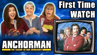 FUNNY MOVIE REACTION Anchorman The Legend of Ron Burgundy [upl. by Newmark]